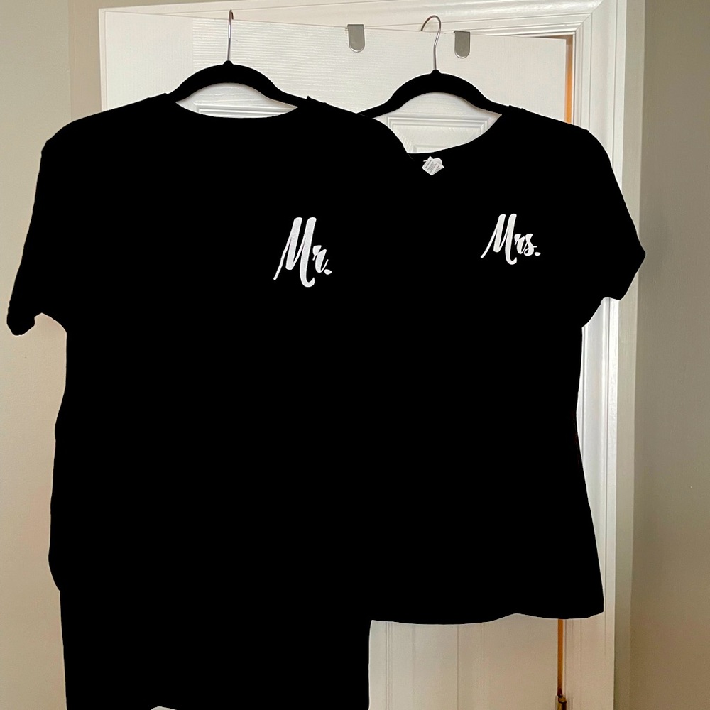 Mr. & Mrs. t-shirts